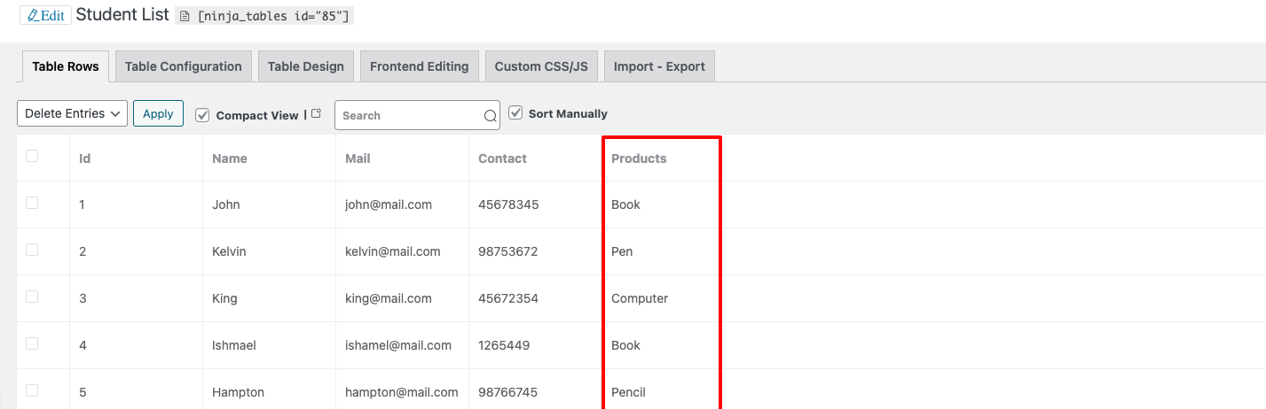 Single Conditional Queries in Custom SQL