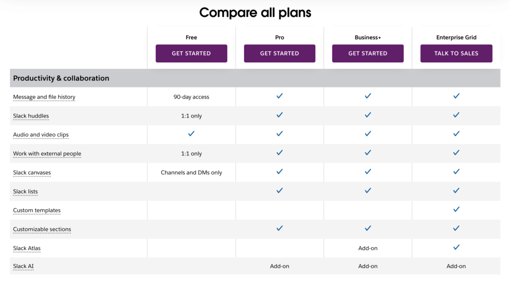 slack_feature_comparison_table