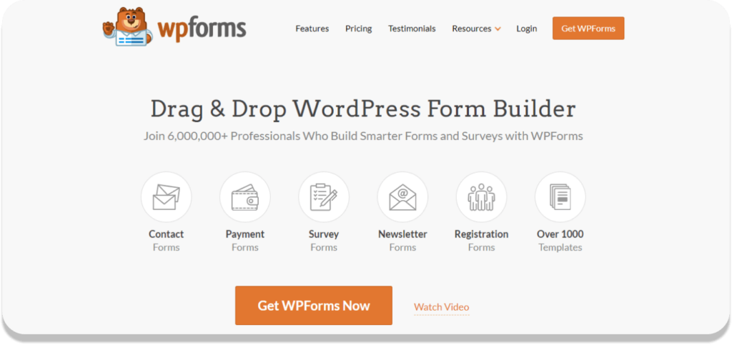 WPForms - WordPress Data Visualization Plugins