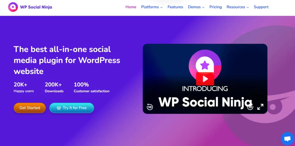 WPSocialNinja Dashboard